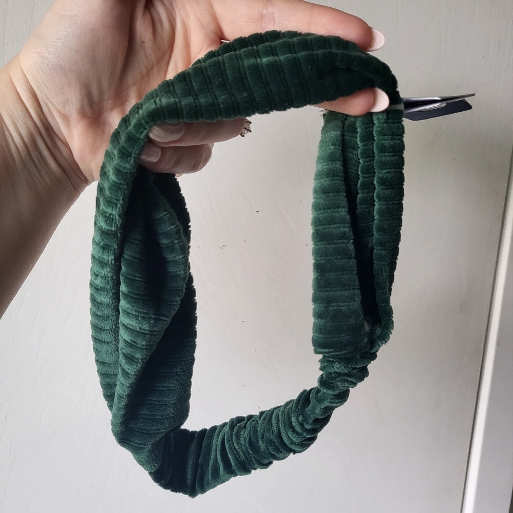 Univerasal Thread Ribbed Velvet Head Wrap